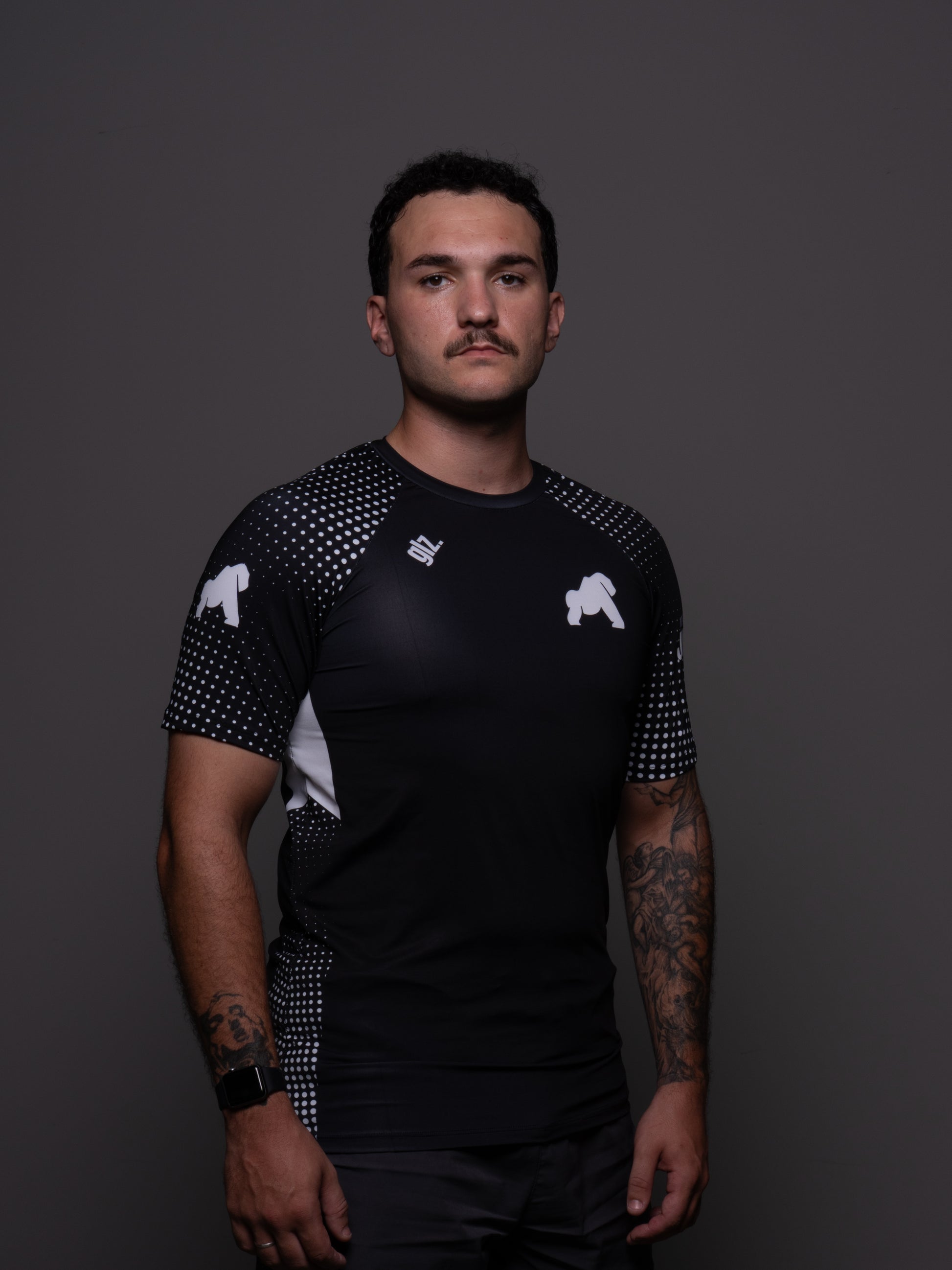Rash Guard Competition Branca Gorilaz — Vista lateral