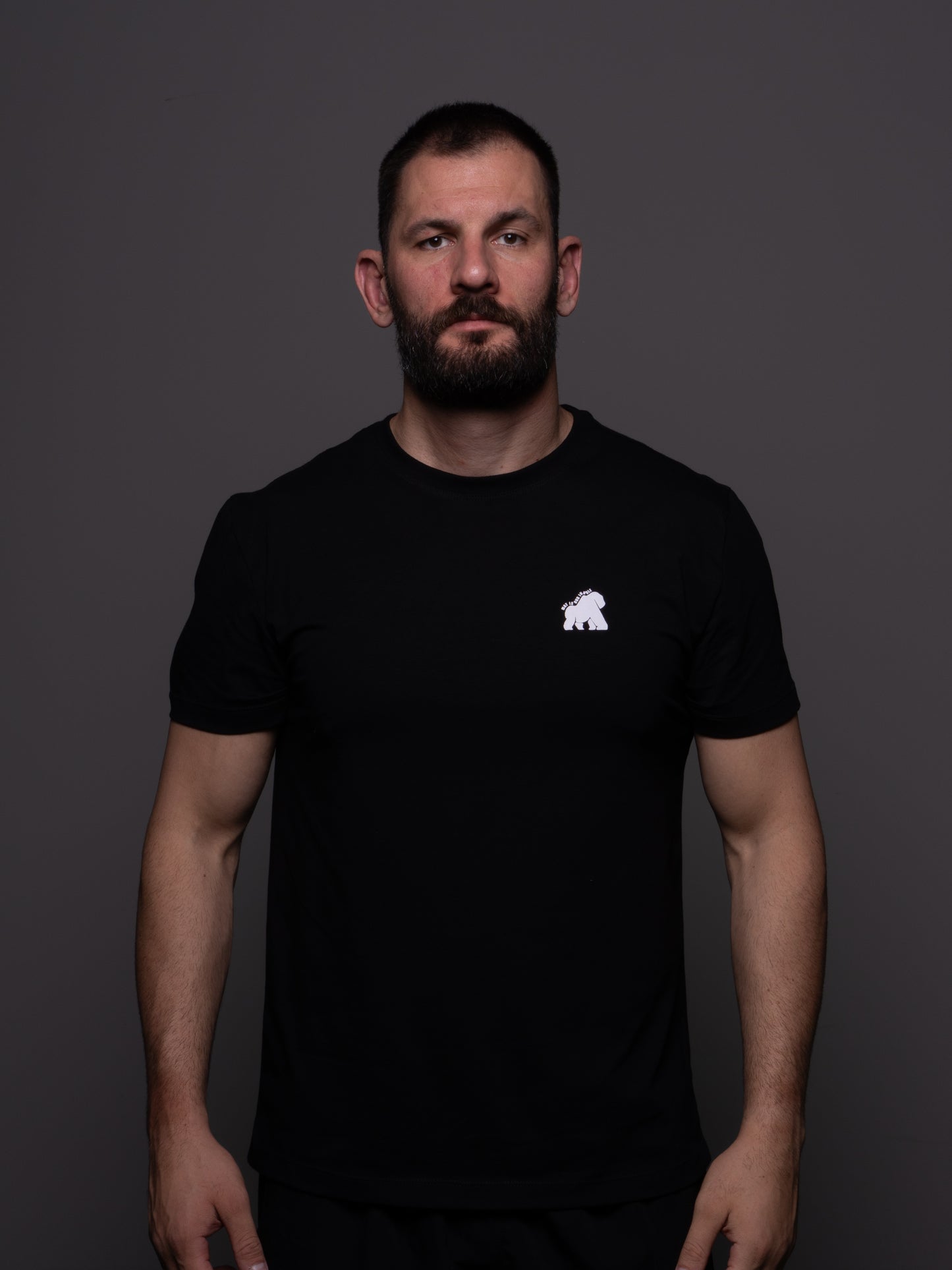 Camiseta Gorilaz GLZ Preta — Algodão Pima premium BJJ streetwear