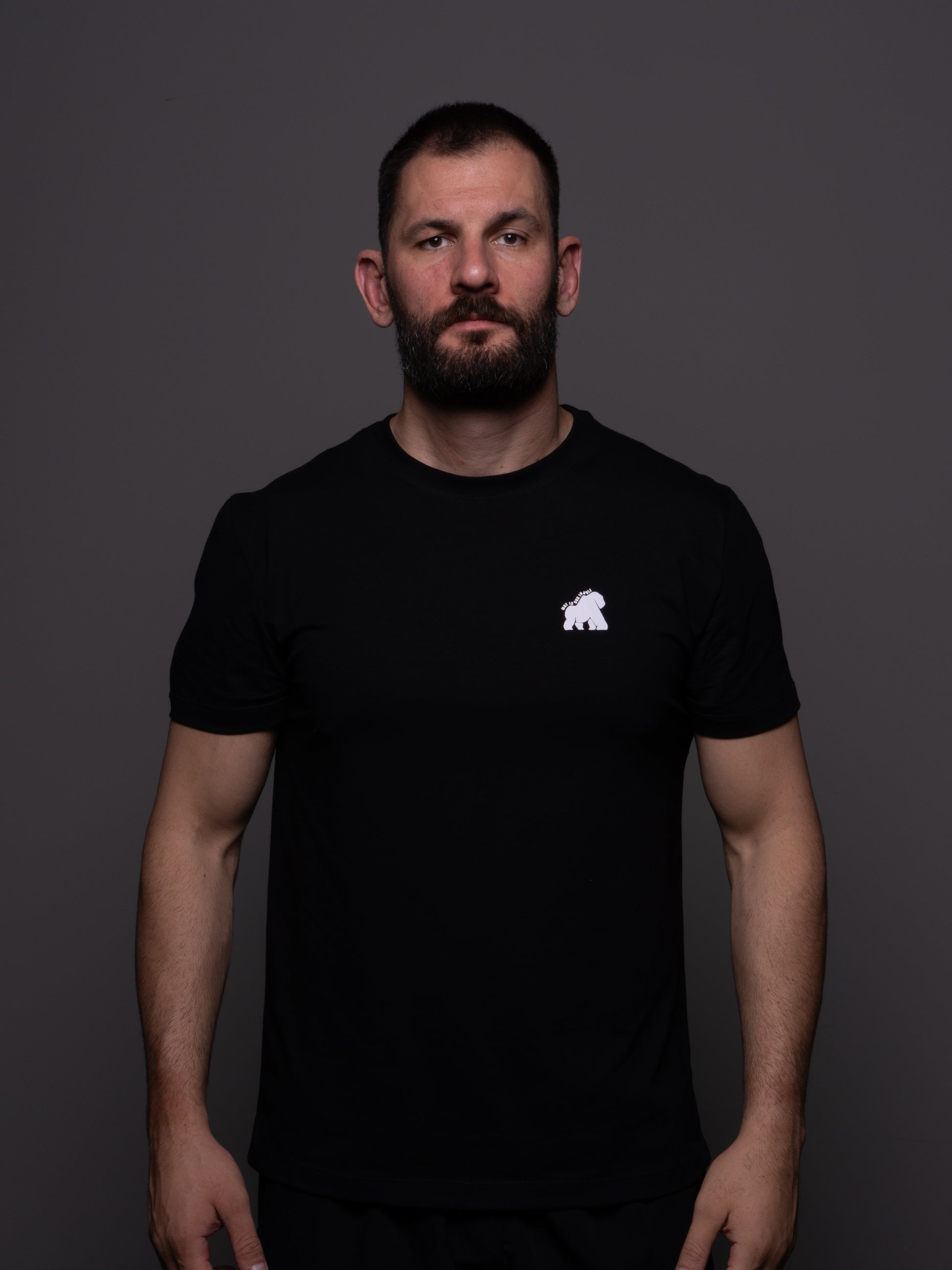 Camiseta Gorilaz GLZ Preta — Algodão Pima premium BJJ streetwear