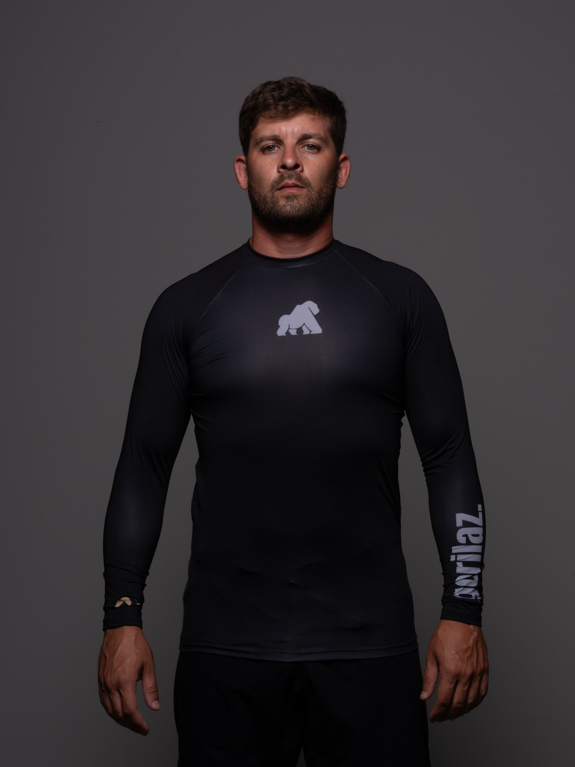 Rash Guard Classic Manga Longa — Detalhe tecido CORPUS III premium