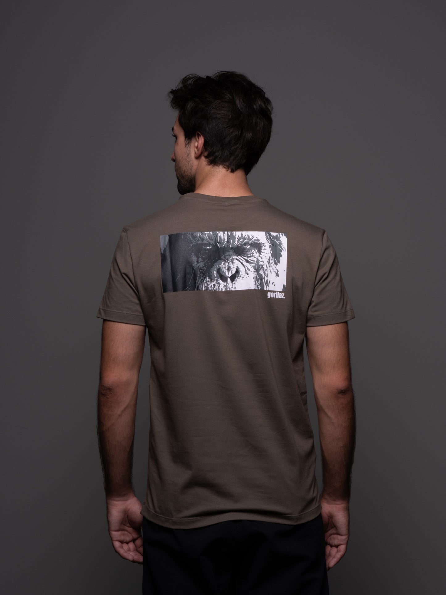 Camiseta GLZ Café — Frente com logo Gorilaz BJJ