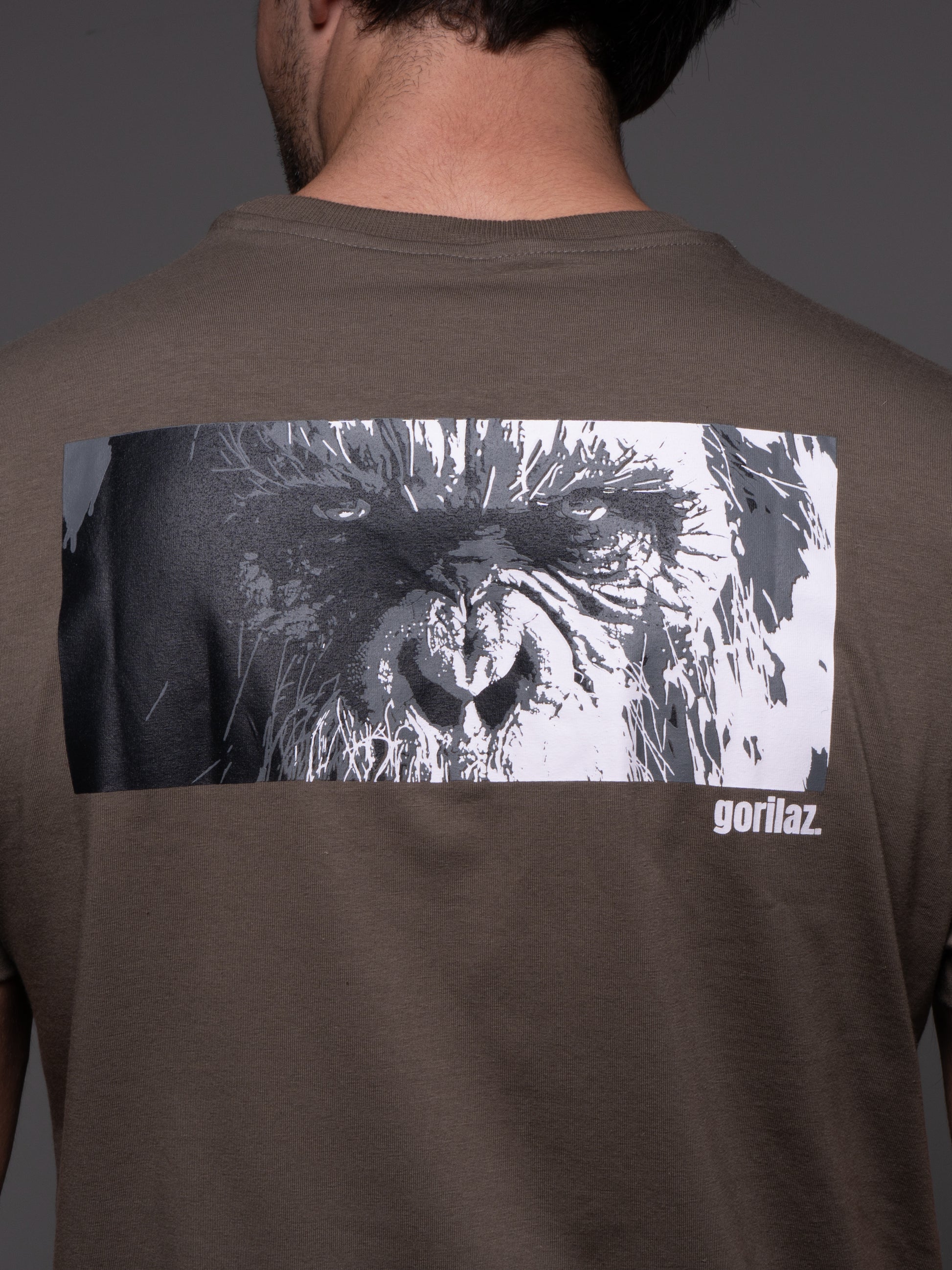 Camiseta Gorilaz GLZ Café — Vista lateral