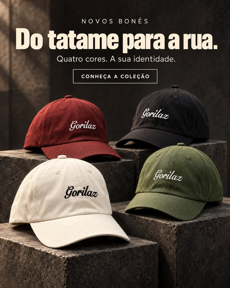 Bonés Gorilaz: do tatame para a rua